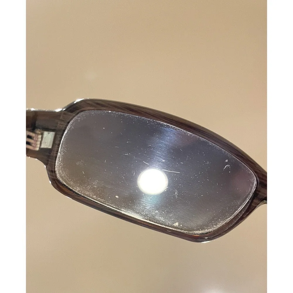 Guess Sunglasses GU‎ 6100 BLKDA-35 Brown Rectangular Frames w/ Blue Brown Lenses